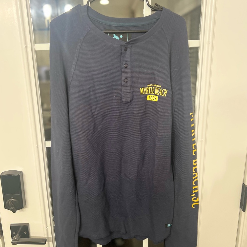 Myrtle Beach Long Sleeve Waffle Shirt